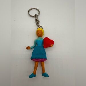 Vintage 1999 Doug's First Movie Patti Mayonnaise Keychain McDonald's Happy Toy